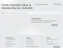 Tablet Screenshot of fourcornersoms.com